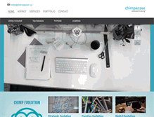 Tablet Screenshot of chimpmybrand.com